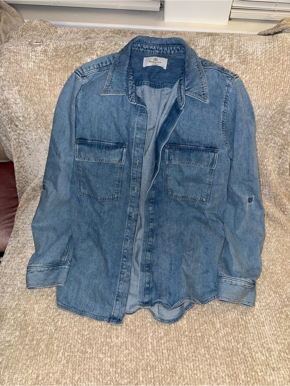 Aritzia Babaton Utility Denim Shirt - Picture 3 of 7